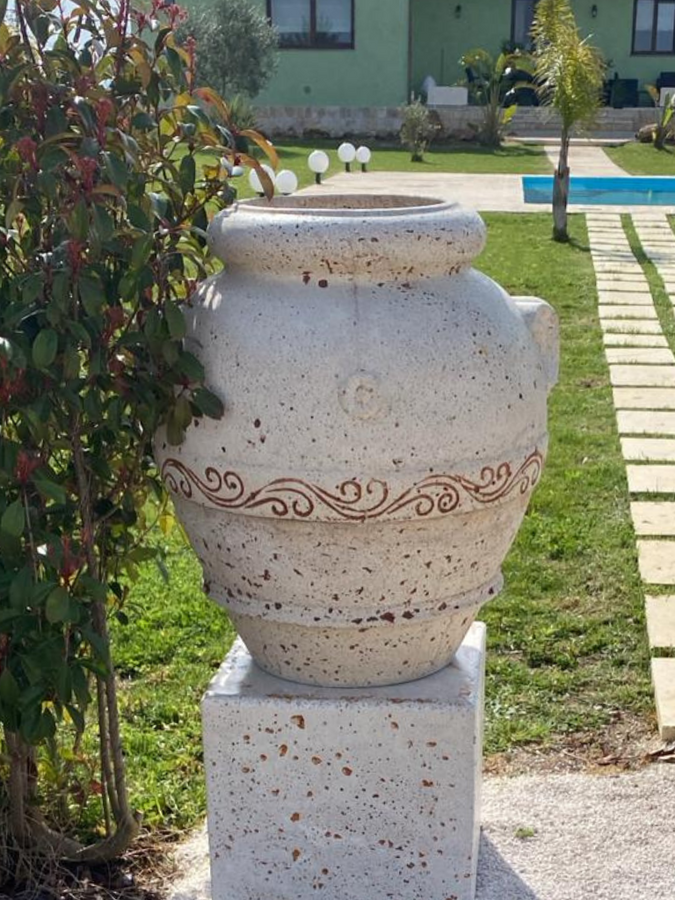 Vaso Orcio - Effetto Travertino