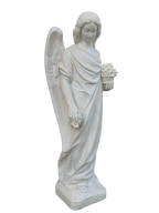 Angelo con Fiori - Bianco - Notaro Manufatti