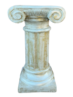 Colonna Capitello Arosio Pitturato Bianco madreperla con sfumature dorate - Notaro Manufatti
