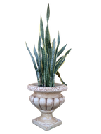 Vaso Ciano Anticato Marrone - Notaro Manufatti