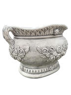 Vaso Sofi' Ovale Anticato Grigio - Notaro Manufatti