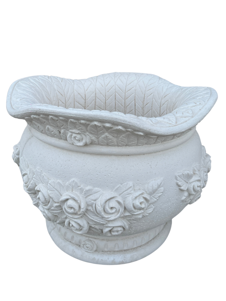 Vaso Sofi' Tondo - Bianco - Notaro Manufatti