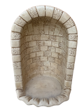 Nicchia o Cupola Modello Conchiglia Anticata Beige - Notaro Manufatti