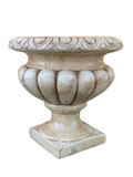 Vaso Ciano Anticato Marrone - Notaro Manufatti