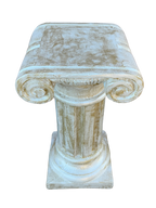 Colonna Capitello Arosio Pitturato Bianco madreperla con sfumature dorate - Notaro Manufatti