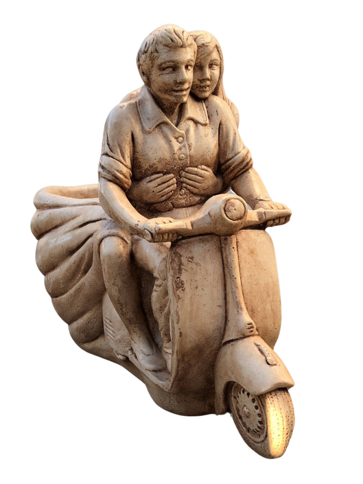 Vaso Vespino Primo Amore Anticato Marrone - Notaro Manufatti