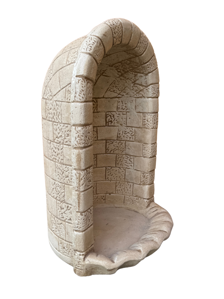 Nicchia o Cupola Modello Conchiglia Anticata Beige - Notaro Manufatti