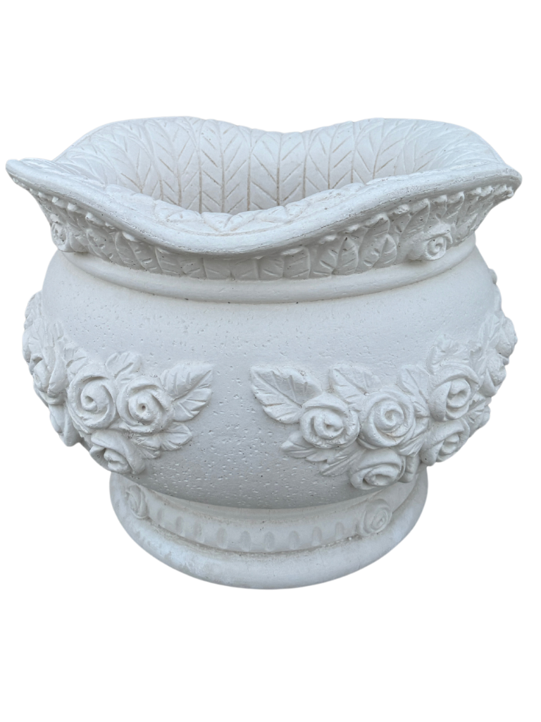 Vaso Sofi' Tondo - Bianco - Notaro Manufatti