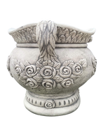 Vaso Sofi' Ovale Anticato Grigio - Notaro Manufatti