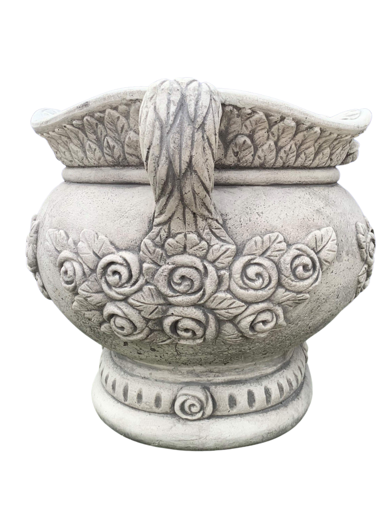 Vaso Sofi' Ovale Anticato Grigio - Notaro Manufatti