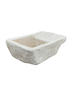 Pila Austri- Lavandino Rustico Colore Beige Naturale - Notaro Manufatti
