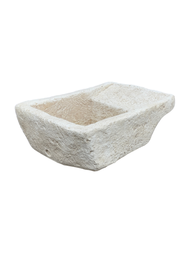 Pila Austri- Lavandino Rustico Colore Beige Naturale - Notaro Manufatti