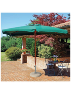 Base Zavorra per Ombrellone in cemento con Tubolare Zincato Incluso in Effetto Travertino - Notaro Manufatti