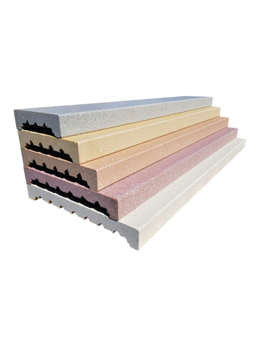 Coprimuro Moderno in Cemento Levigato con Gocciolatoio - Notaro Manufatti