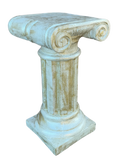 Colonna Capitello Arosio Pitturato Bianco madreperla con sfumature dorate