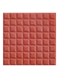 Mattone da marciapiede modello "100 dadi" Rosso