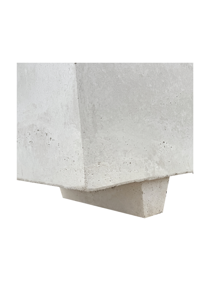 Vaso per piante effetto cemento, ovale, 69 x 27 cm, grigio, vaso per fiori Vaso per piante effetto cemento, ovale, 69 x 27 cm, grigio, vaso per fiori