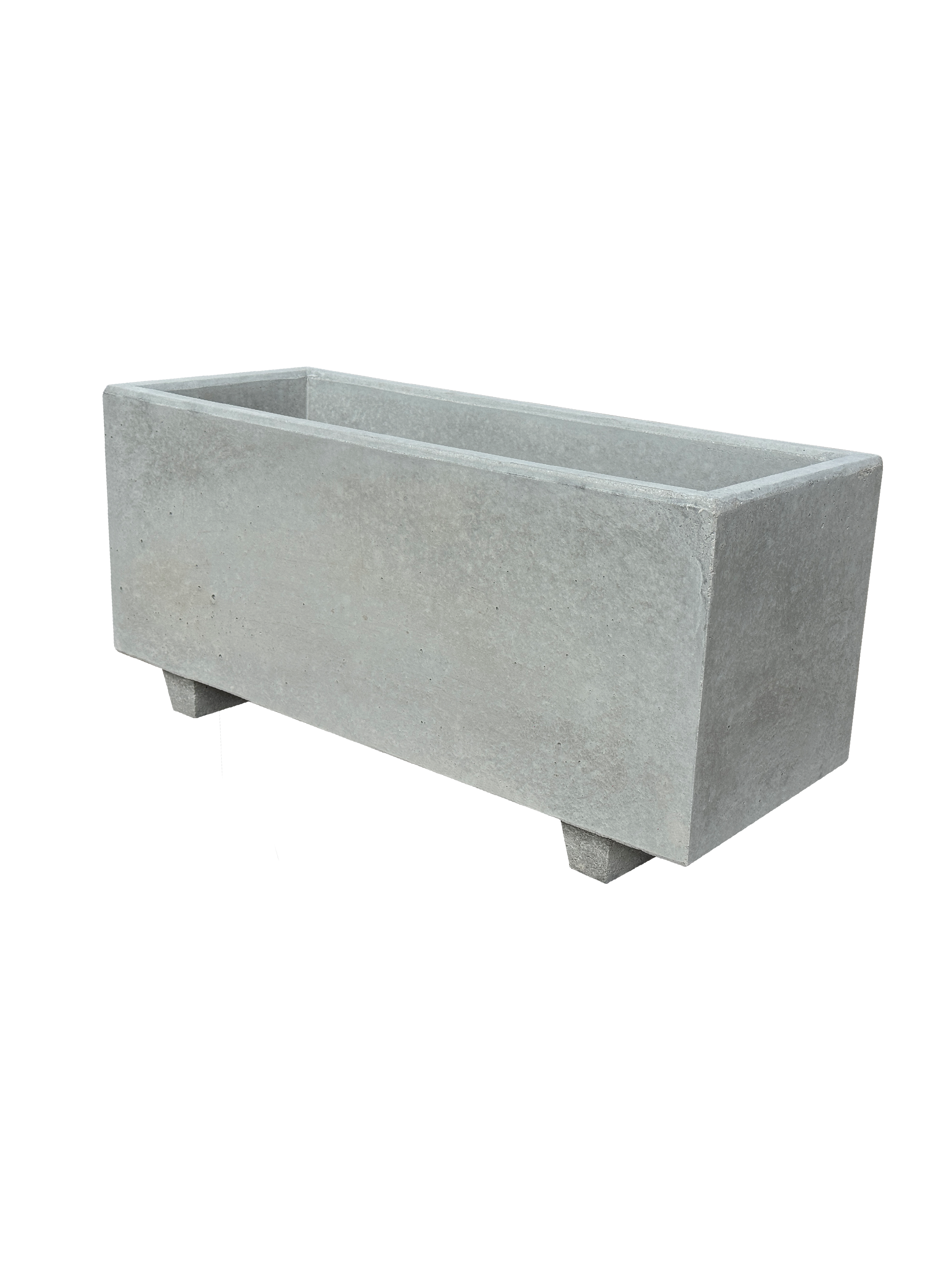 NatureLine 100 in Cemento Grigio - Vaso Rettangolare in Cemento: Eleganza e Robustezza per i Tuoi Spazi Verdi - Notaro Manufatti