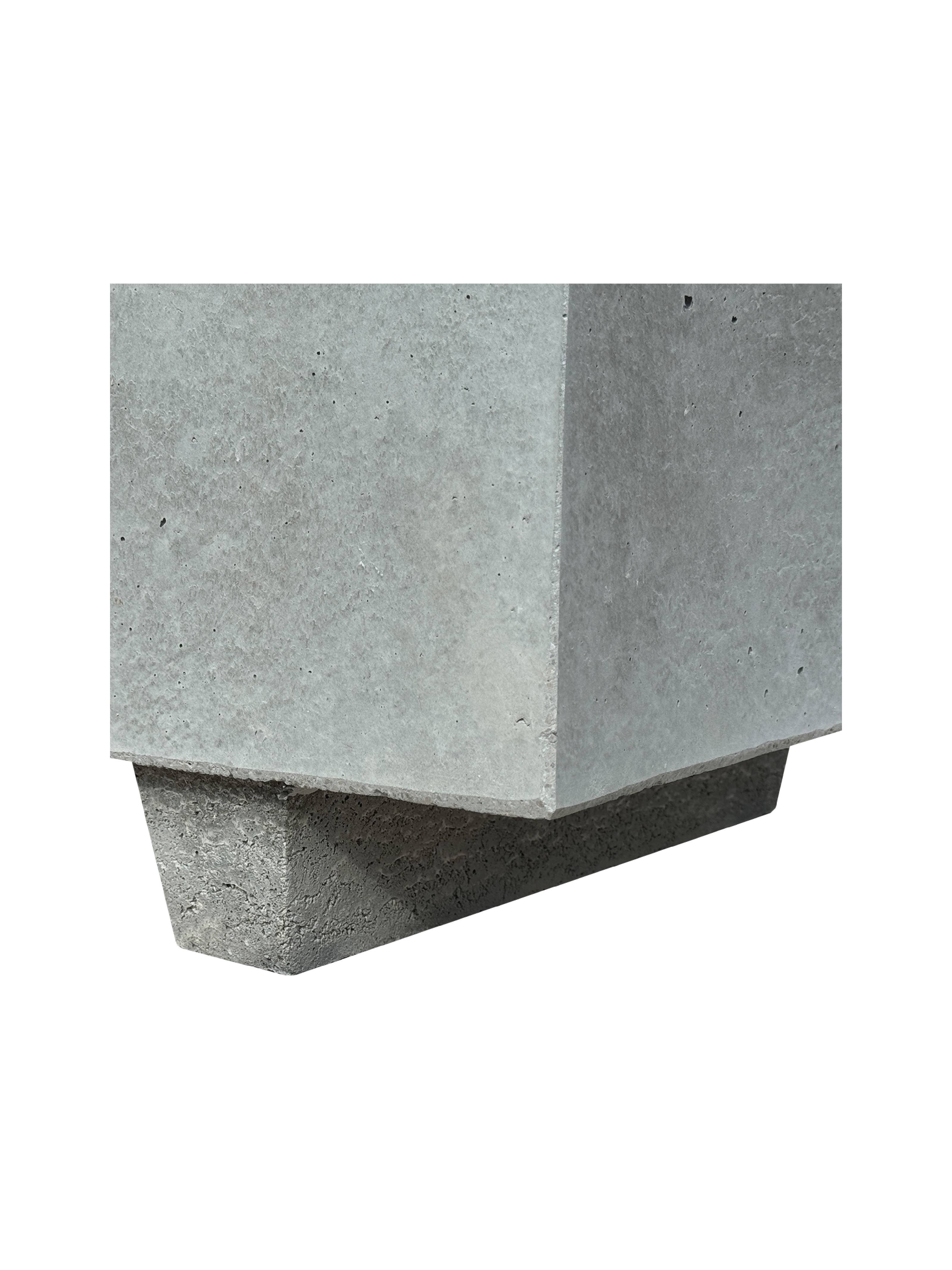 NatureLine 100 in Cemento Grigio - Vaso Rettangolare in Cemento: Eleganza e Robustezza per i Tuoi Spazi Verdi - Notaro Manufatti