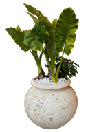 Vaso Giara Grande in Effetto Travertino - Notaro Manufatti