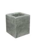 Vaso Alto Nik Cemento Grigio – Fioriera Moderna Effetto Industriale