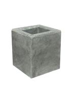 Vaso Alto Nik Cemento Grigio – Fioriera Moderna Effetto Industriale