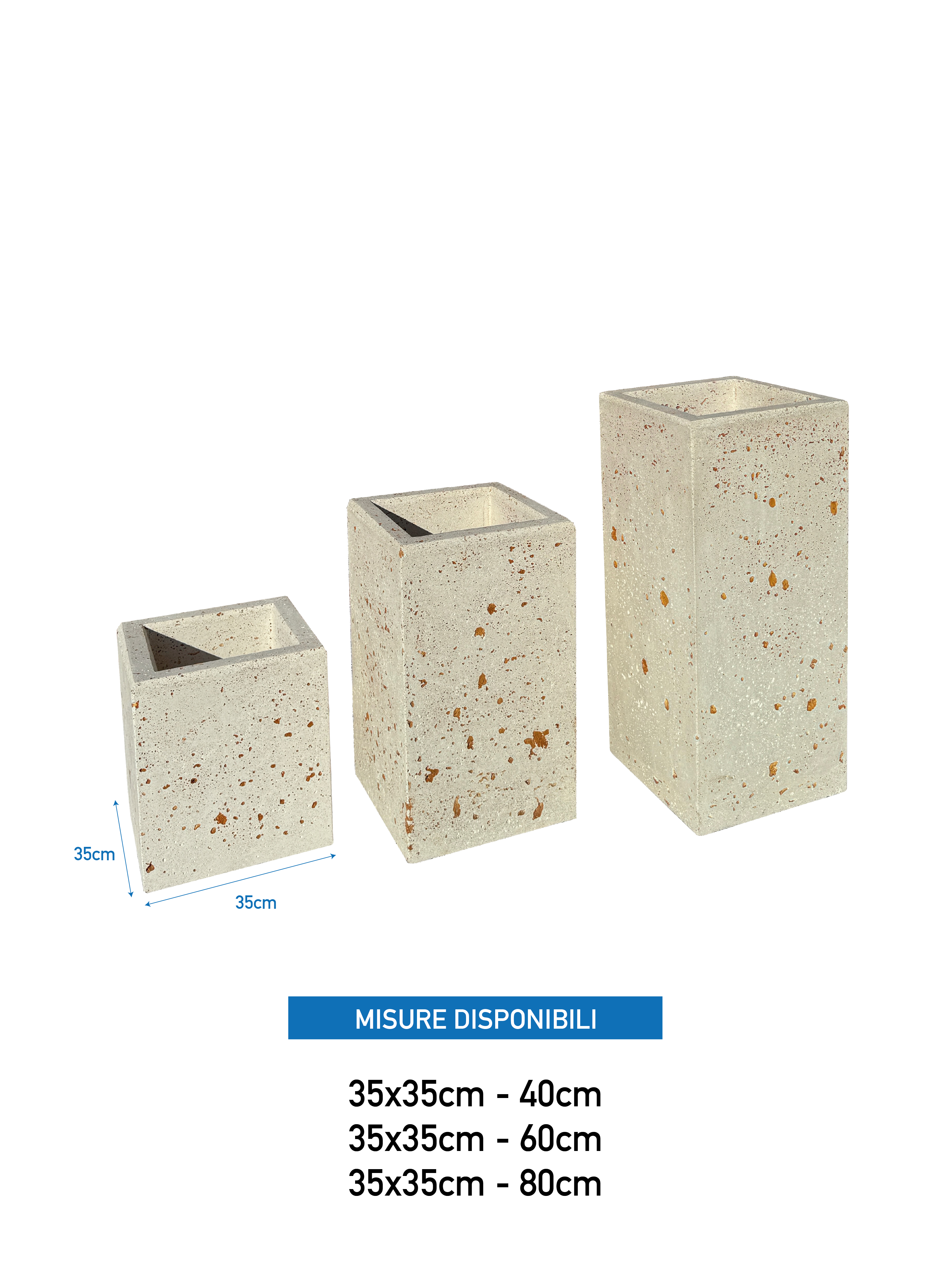 Vasi Alti Modello Nik - Notaro Manufatti