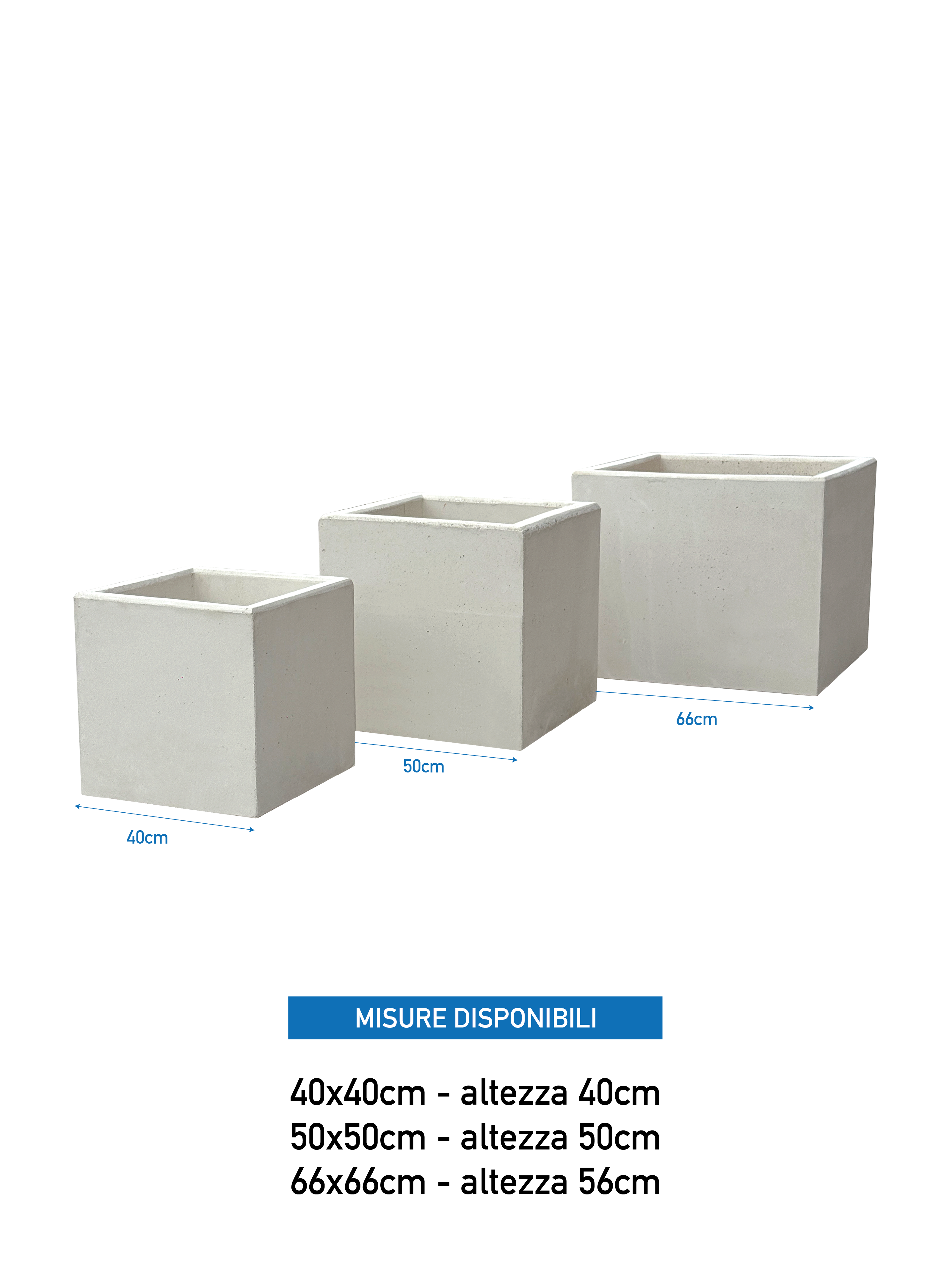 Vaso Quadrato Linea Bianco Design – Fioriera Elegante per Esterni