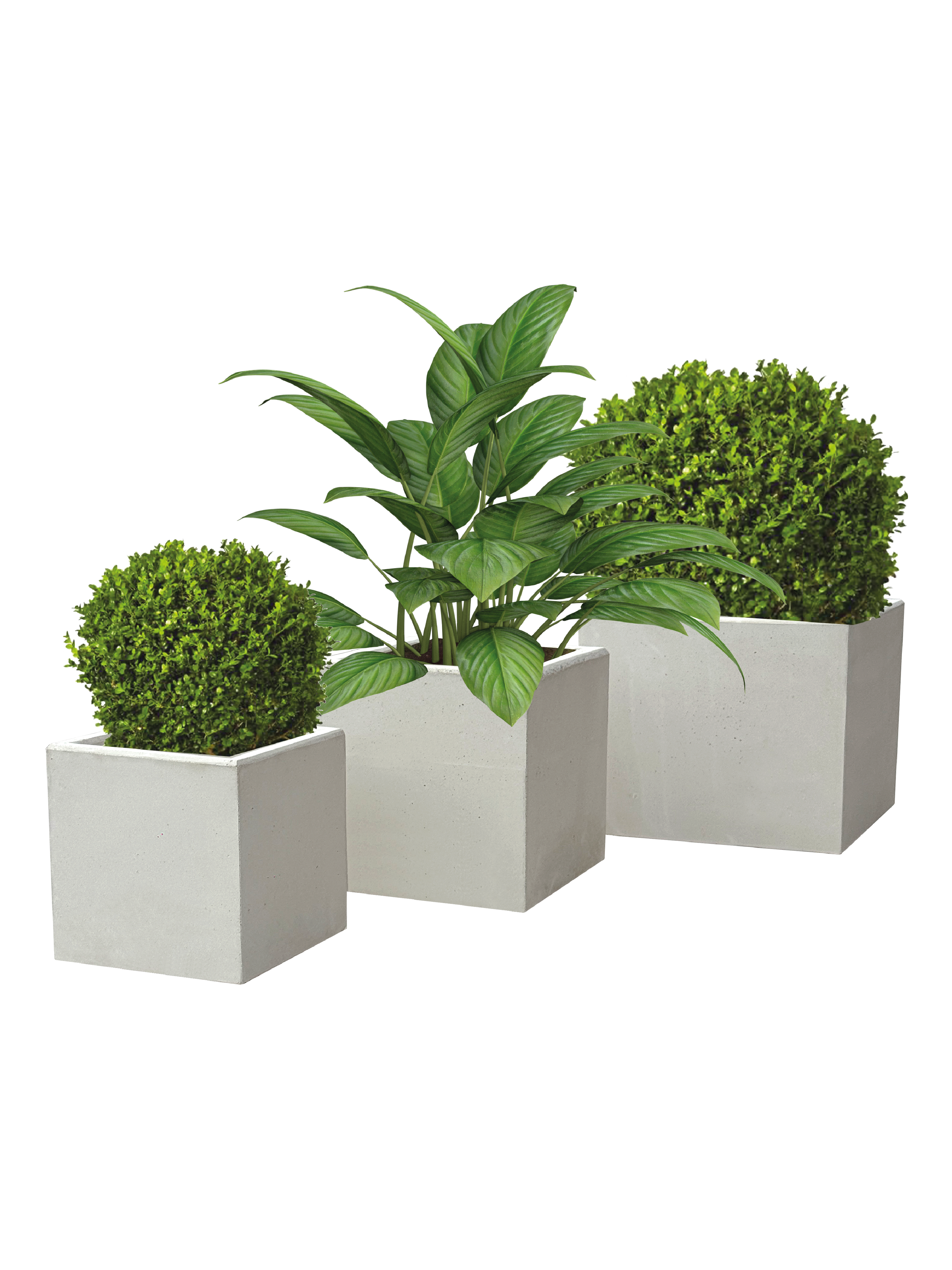 Vaso Quadrato Linea Bianco Design – Fioriera Elegante per Esterni