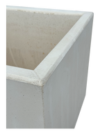 Vaso Quadrato Linea Bianco Design – Fioriera Elegante per Esterni