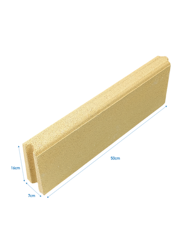 Cordoletto Mani in Cemento per Aiuole e Marciapiedi - Giallo