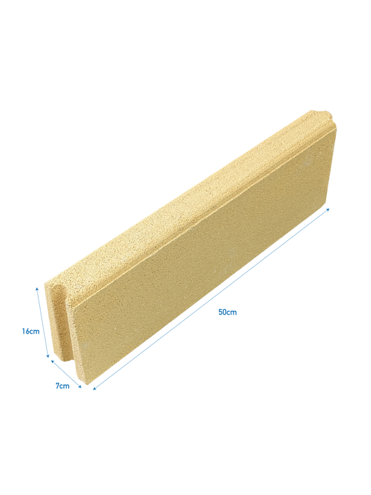 Cordoletto Mani in Cemento per Aiuole e Marciapiedi - Giallo