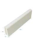 Cordoletto Mani in Cemento per Aiuole e Marciapiedi - Bianco