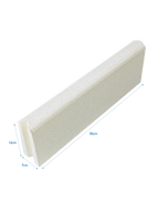 Cordoletto Mani in Cemento per Aiuole e Marciapiedi - Bianco
