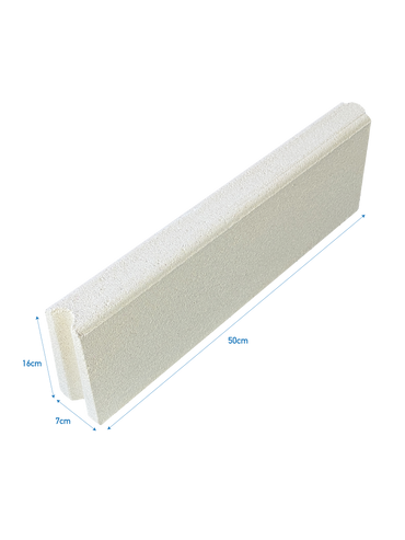 Cordoletto Mani in Cemento per Aiuole e Marciapiedi - Bianco