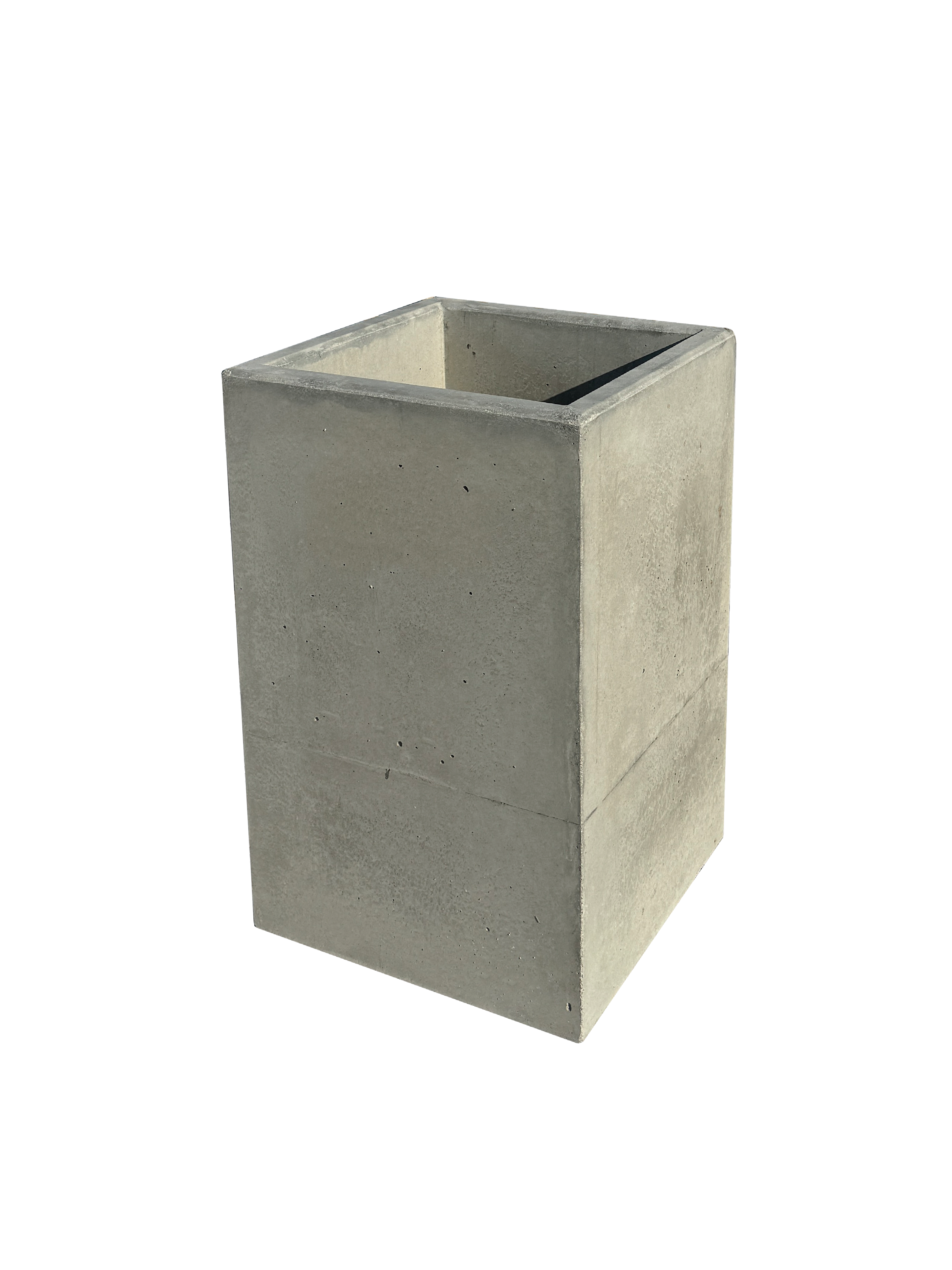 Vaso Alto modello Linea da cm. 50x50xh.80 - Cemento Grigio - Notaro Manufatti