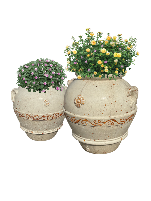 Vaso Orcio - Effetto Travertino - Notaro Manufatti