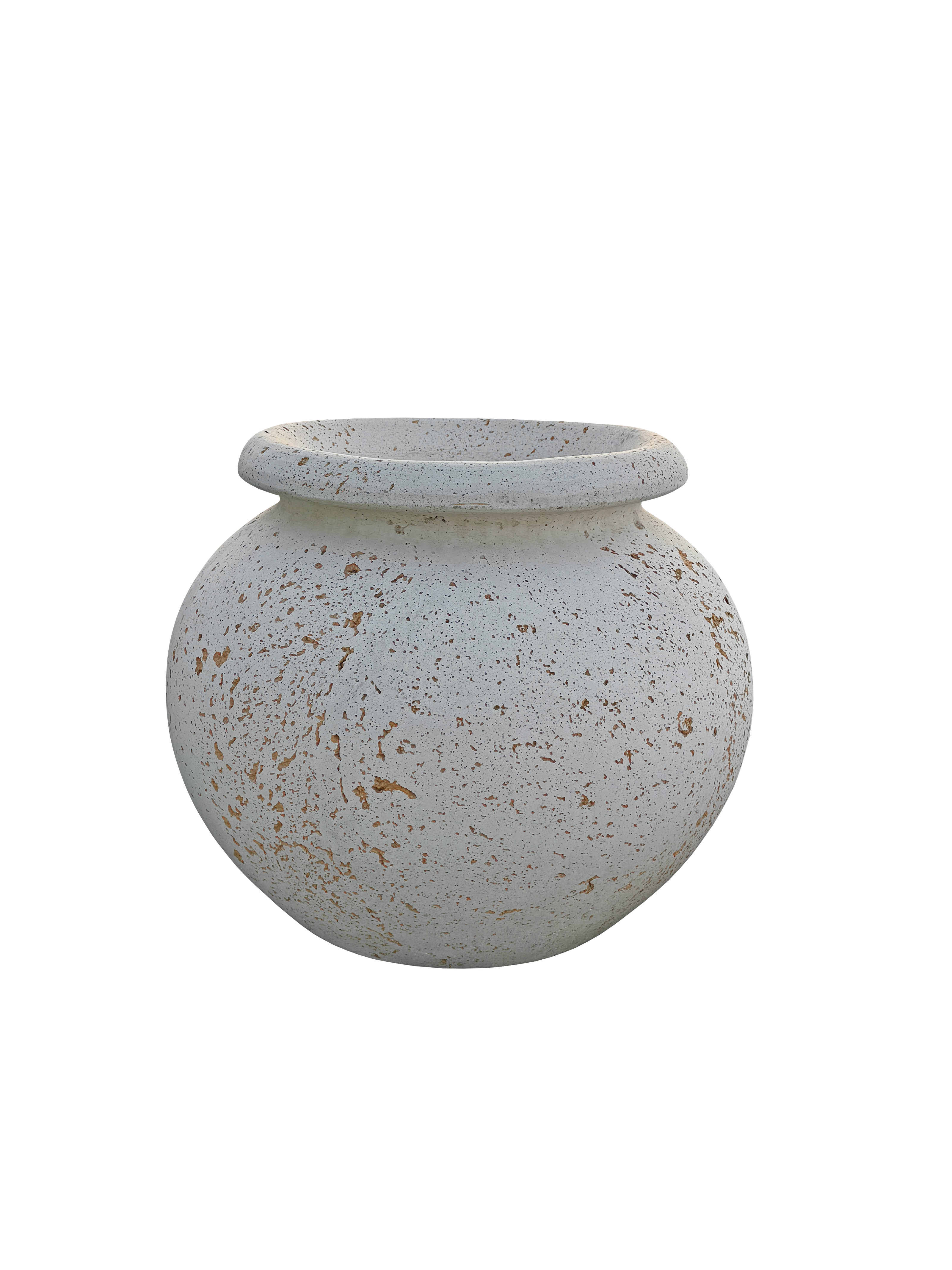 Vaso Giara Grande in Effetto Travertino - Notaro Manufatti