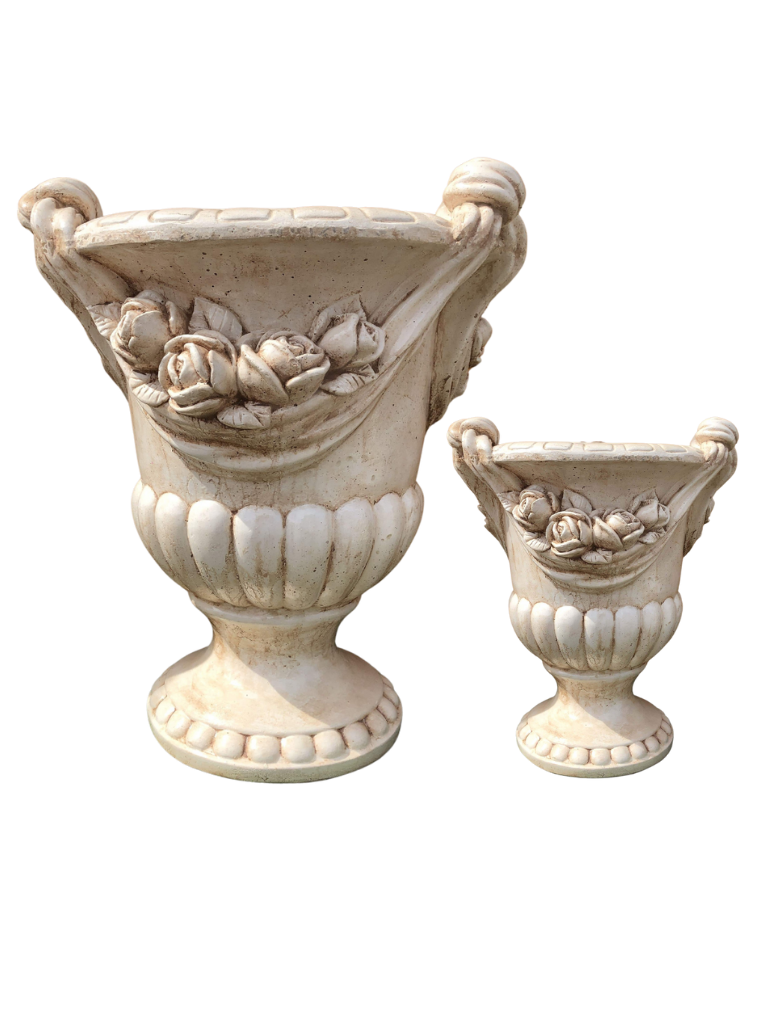 Vaso Rose e Manici Anticato Marrone - Notaro Manufatti