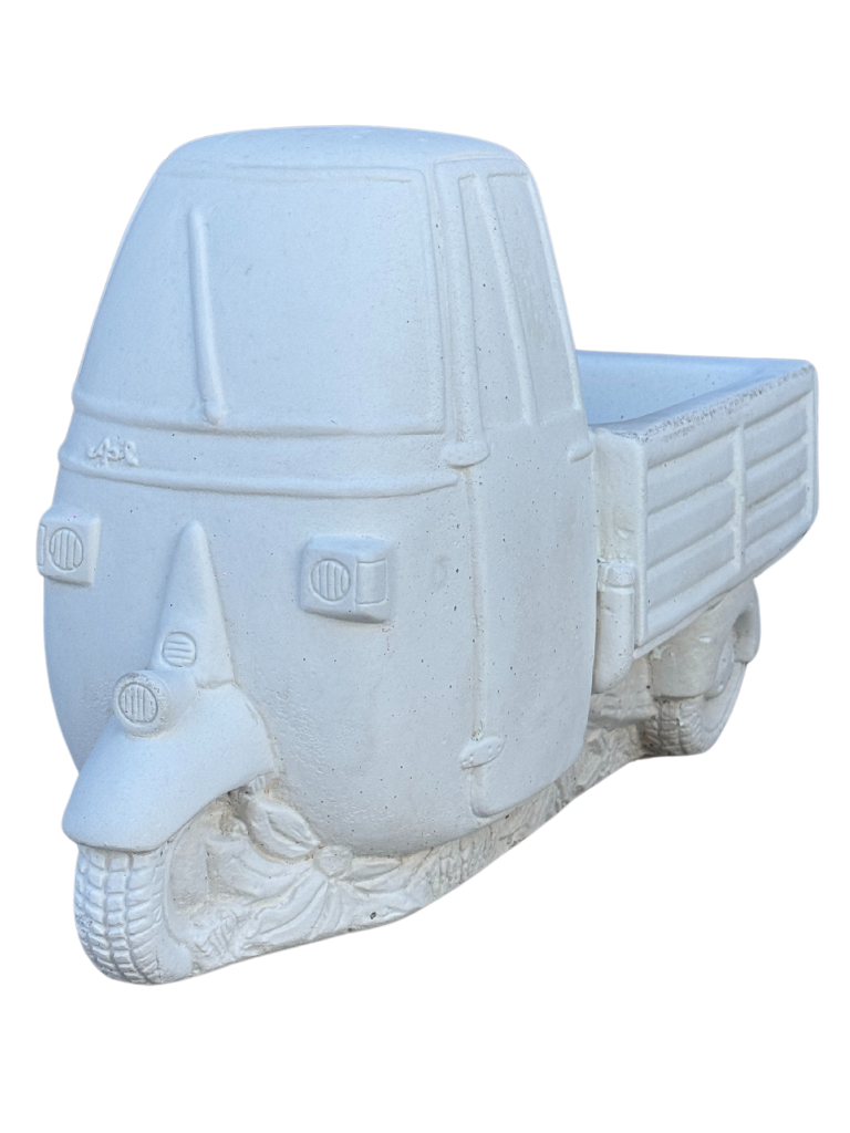 Ape Piaggio Porta vaso - Bianco - Notaro Manufatti