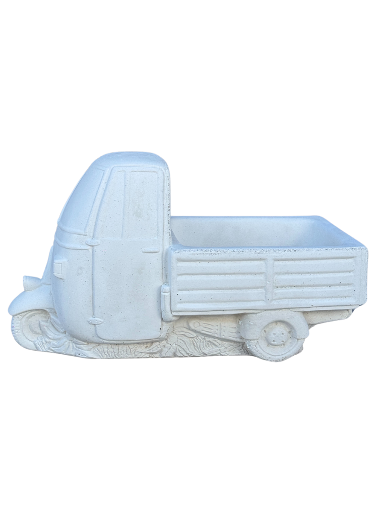 Ape Piaggio Porta vaso - Bianco - Notaro Manufatti