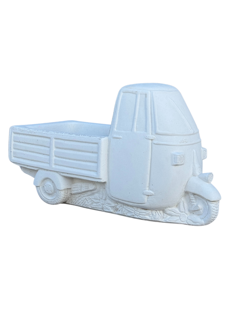 Ape Piaggio Porta vaso - Bianco - Notaro Manufatti