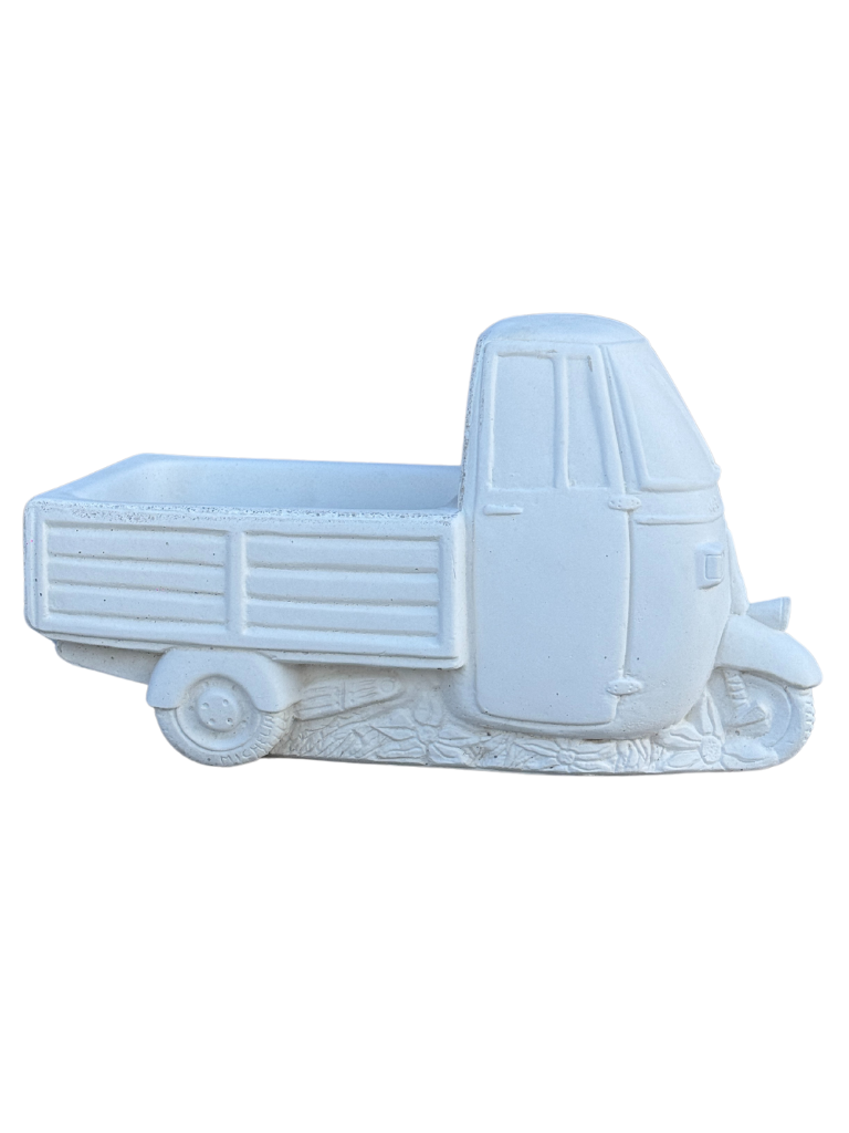 Ape Piaggio Porta vaso - Bianco - Notaro Manufatti