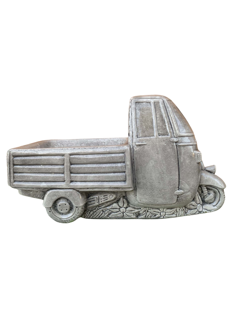 Ape Piaggio Porta Vaso Anticato Grigio - Notaro Manufatti
