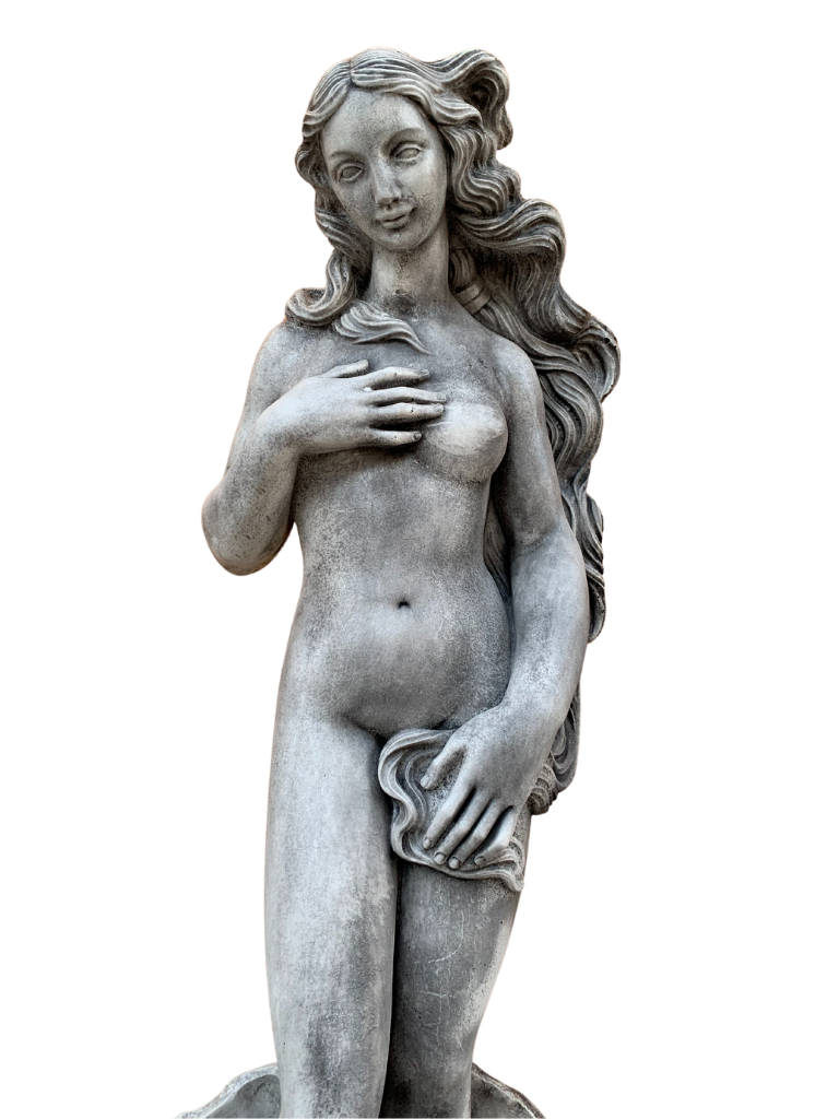 Statua della Venere di Botticelli in Cemento - Notaro Manufatti