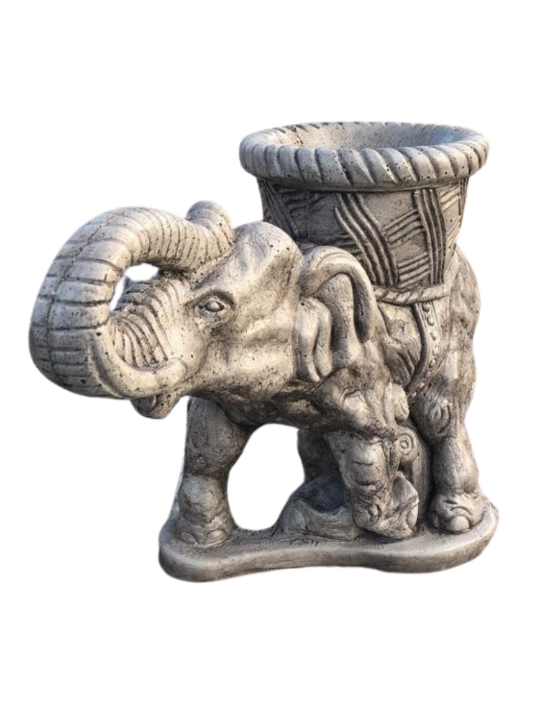 Elefante con cesto - Notaro Manufatti