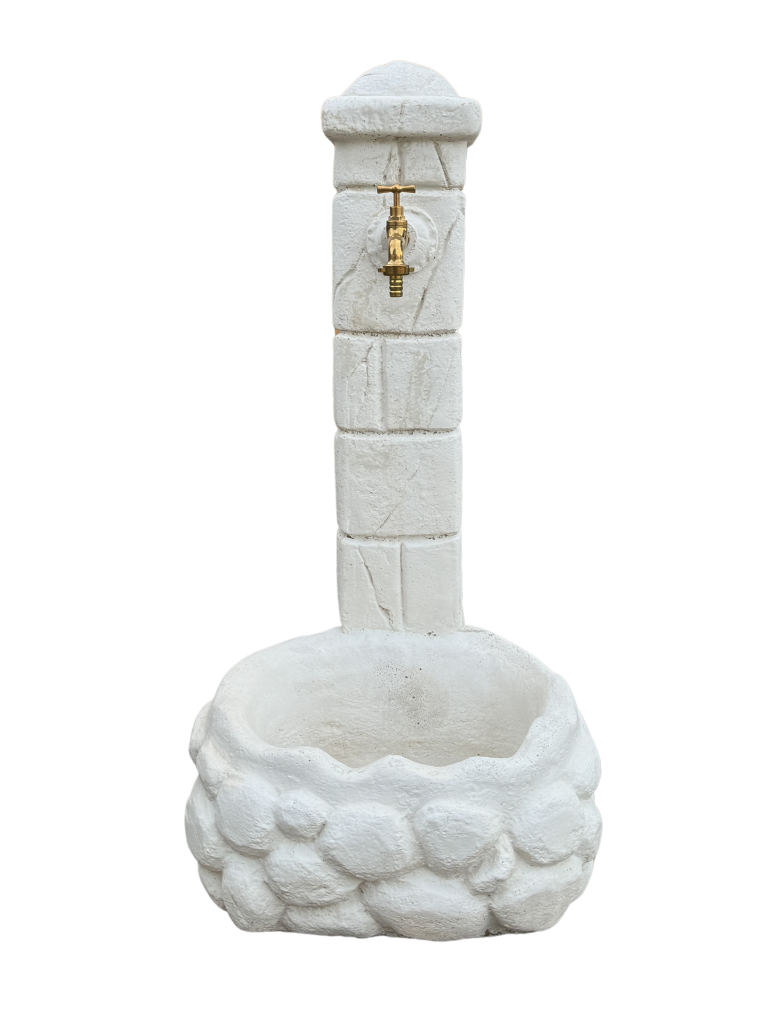 Fontana a Colonna Sasso - Bianca - Notaro Manufatti