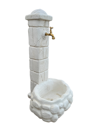 Fontana a Colonna Sasso - Bianca