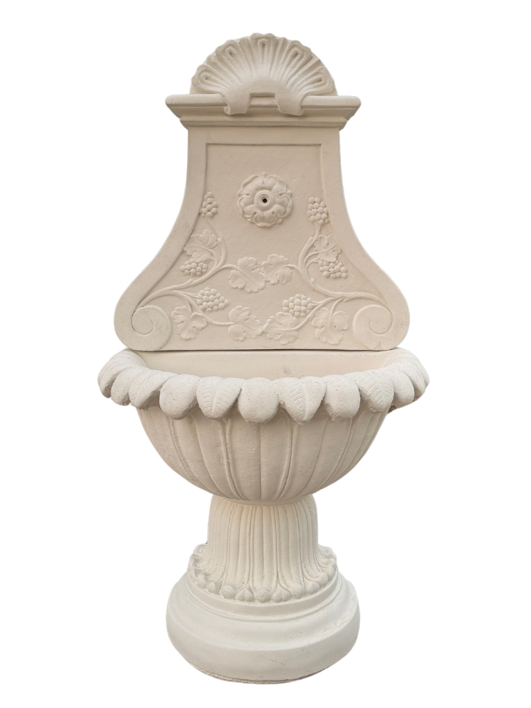 Fontana Bacco a Muro - Bianco - Notaro Manufatti