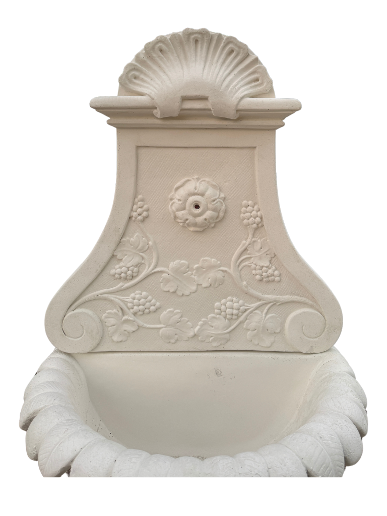Fontana Bacco a Muro - Bianco - Notaro Manufatti